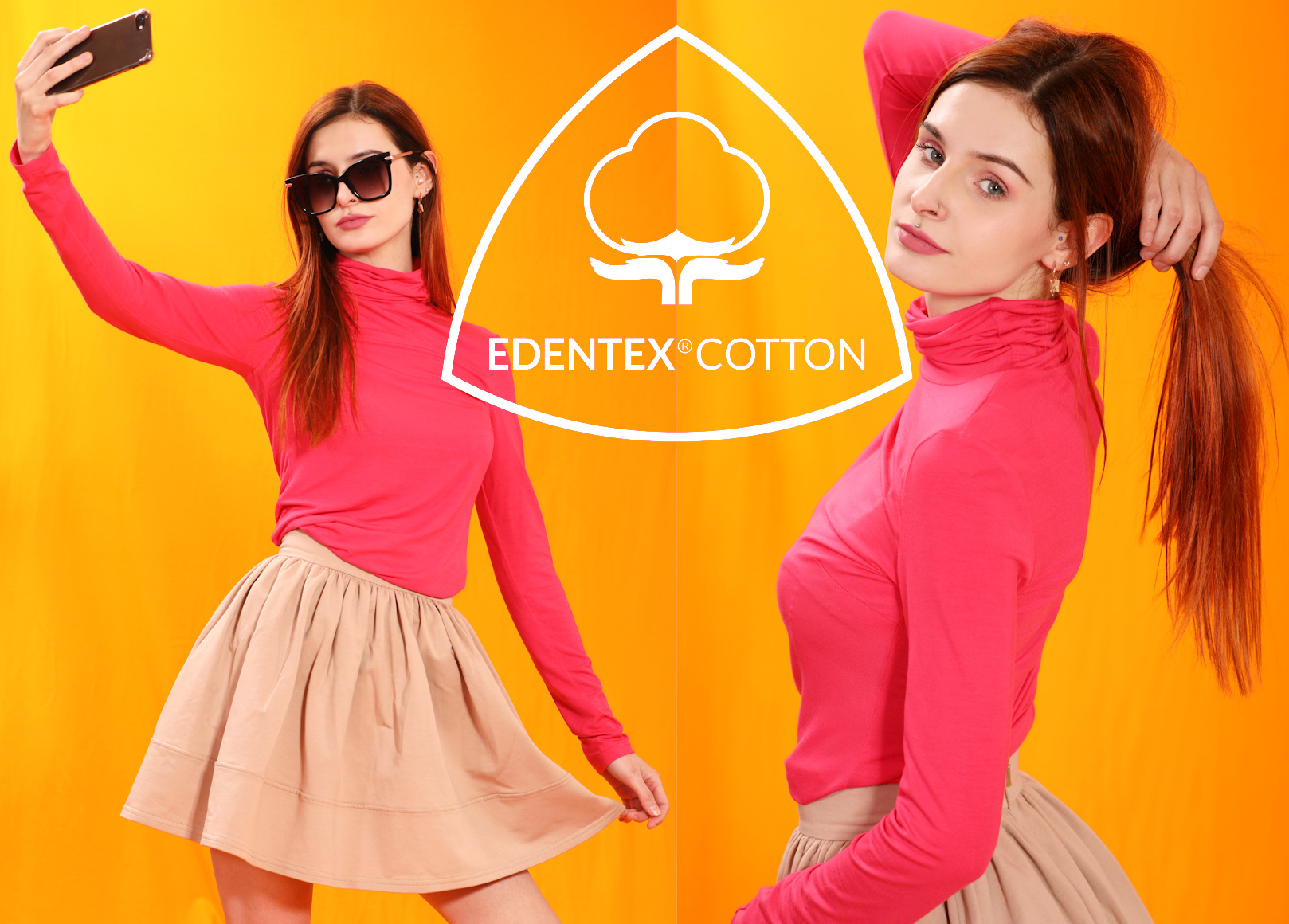To build brand & to protect it : EDENTEX®COTTON. Unique quality!
