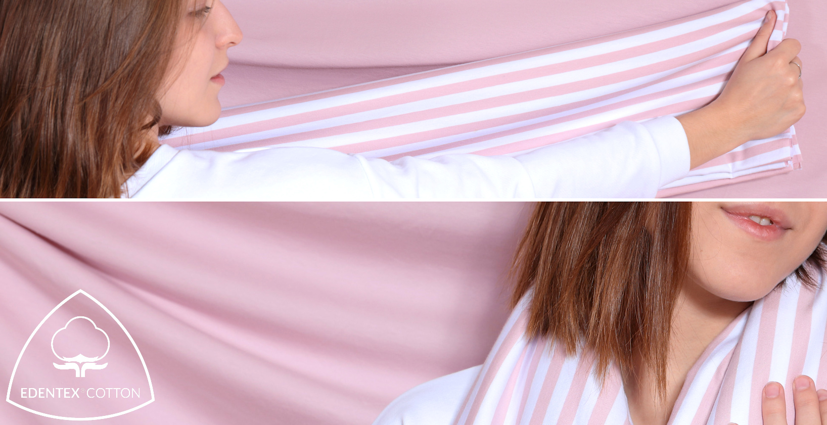 EDENTEX-MORWA® fabrics Light Pink / Jersey stoffe