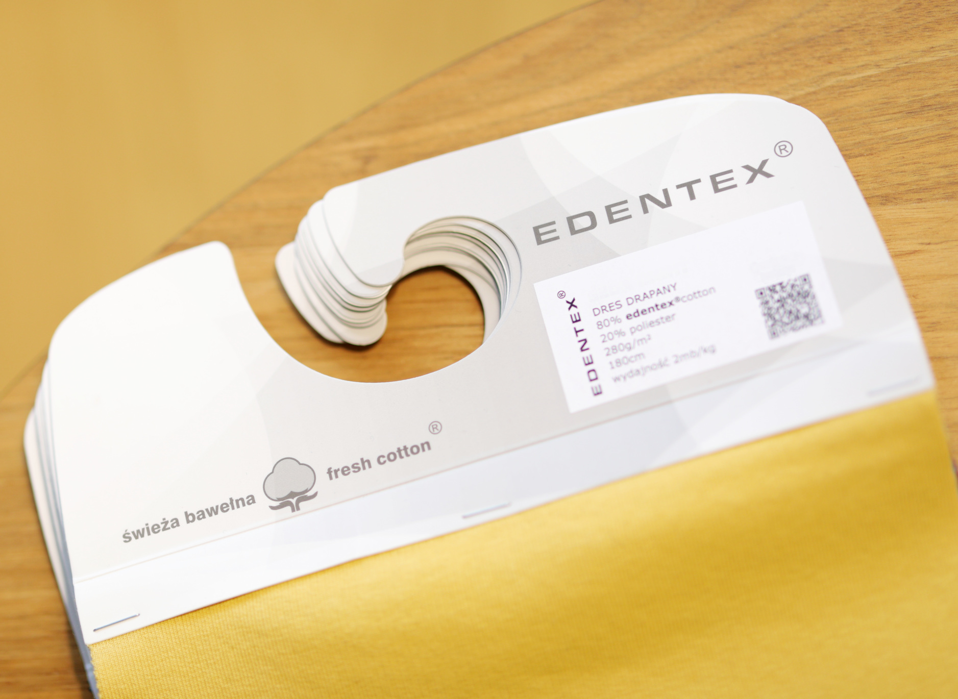 Dzianiny EDENTEX® to doskonałe połączenie najlepszych cech wysokogatunkowej bawełny z oczekiwaniami najbardziej wymagających europejskich marek