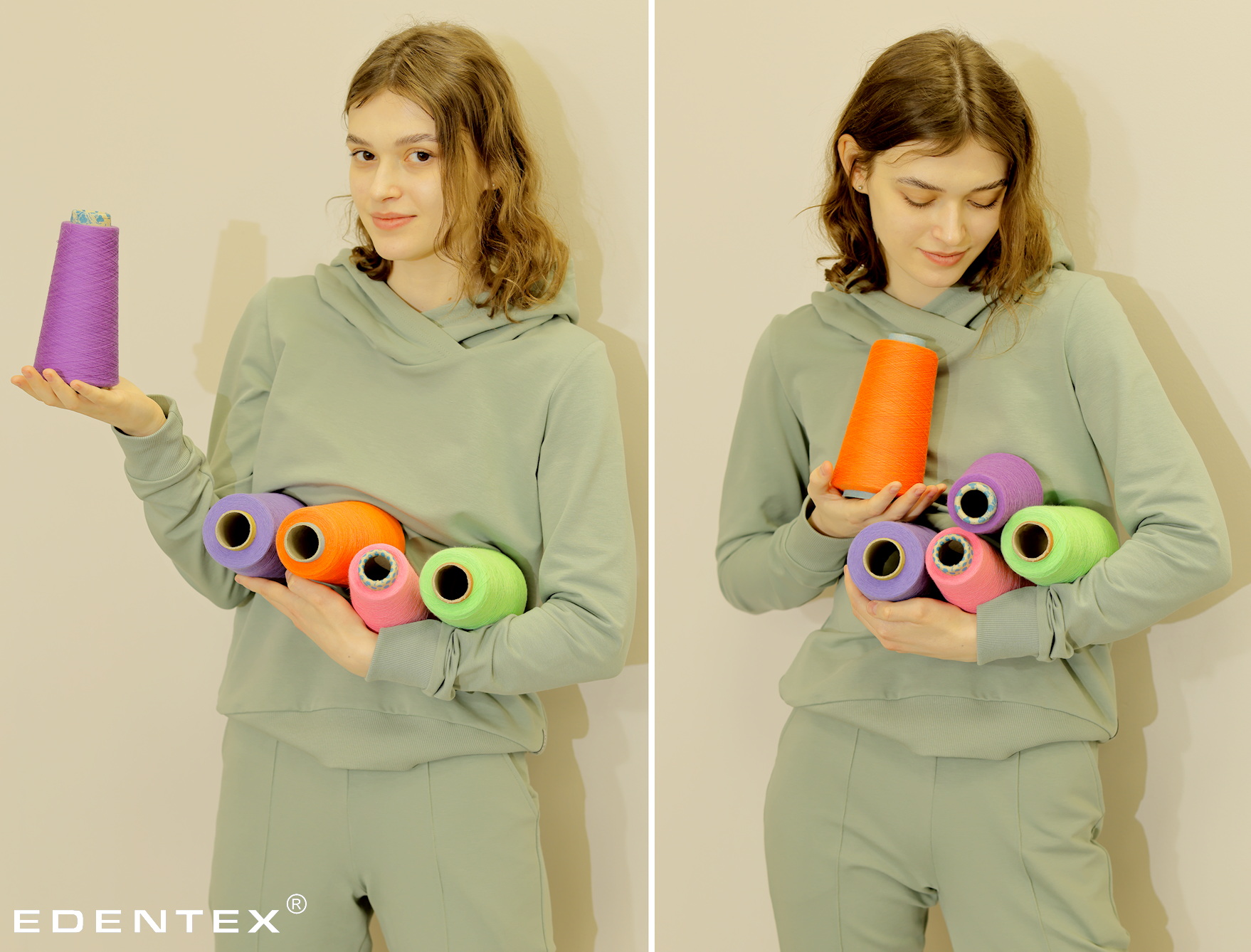 EDENTEX®COTTON / Doskonałe dzianiny, oprócz odpowiedniego wykończenia, wymagają użycia doskonałych przędz