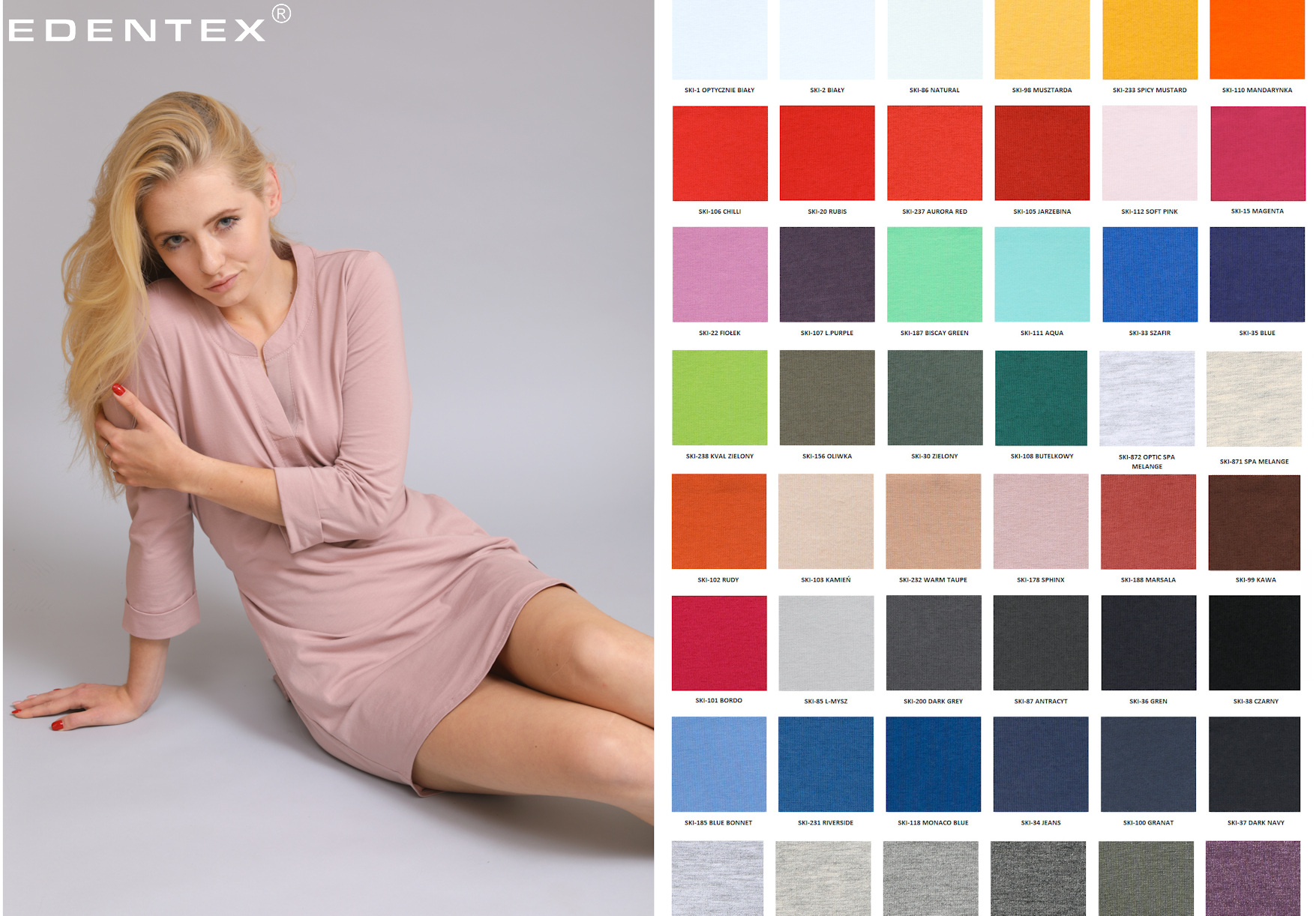 EDENTEX® stretch jersey fabrics